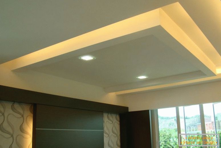 Progettazione di soffitti da cartongesso - 140 foto di idee