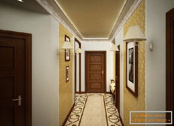 corridoio per un corridoio stretto foto design, foto 19
