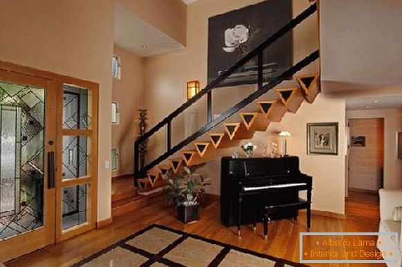 corridoio in casa con foto scale design, foto 39