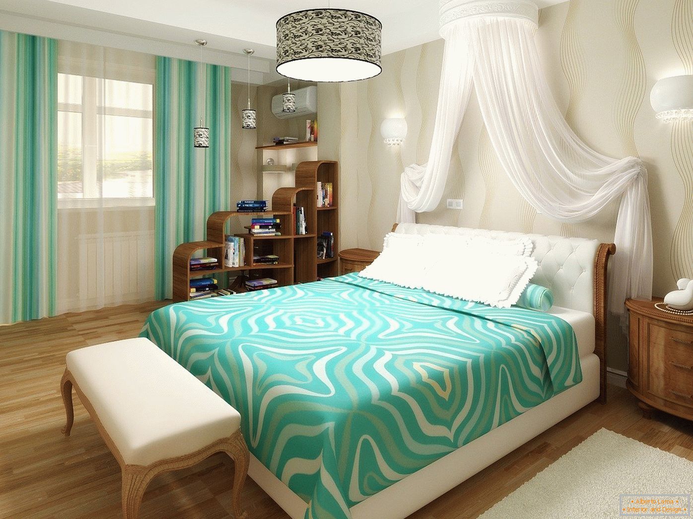 Design della camera da letto in casa
