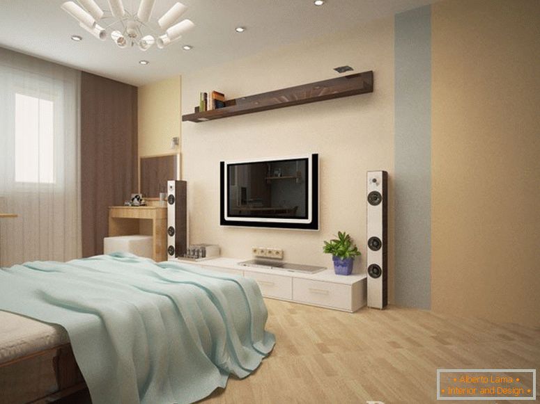 Camera da letto con TV
