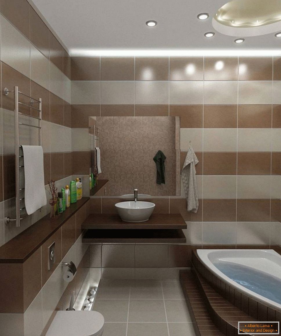 Soffitto interessante in bagno