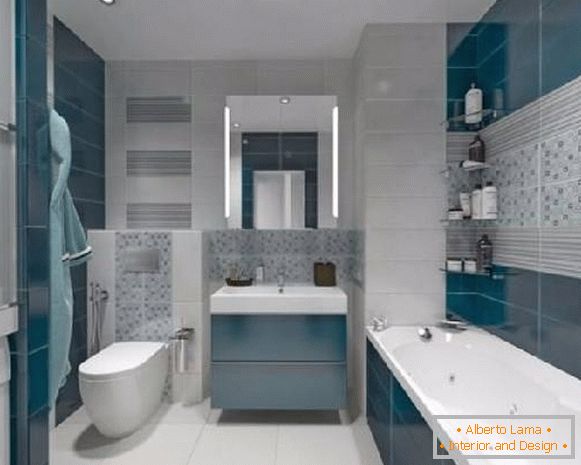 WC combinato con una foto di design del bagno, foto 4