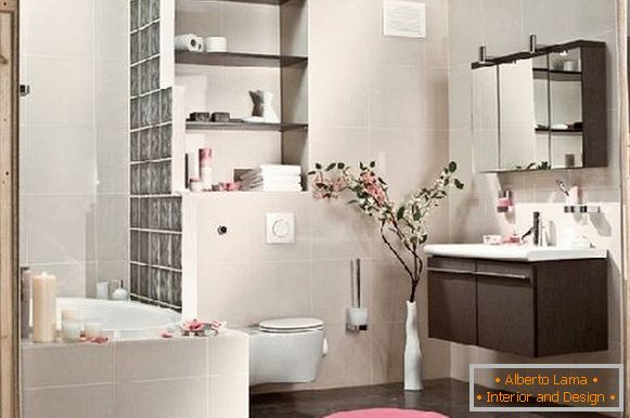 WC combinato con una foto di design del bagno, foto 40