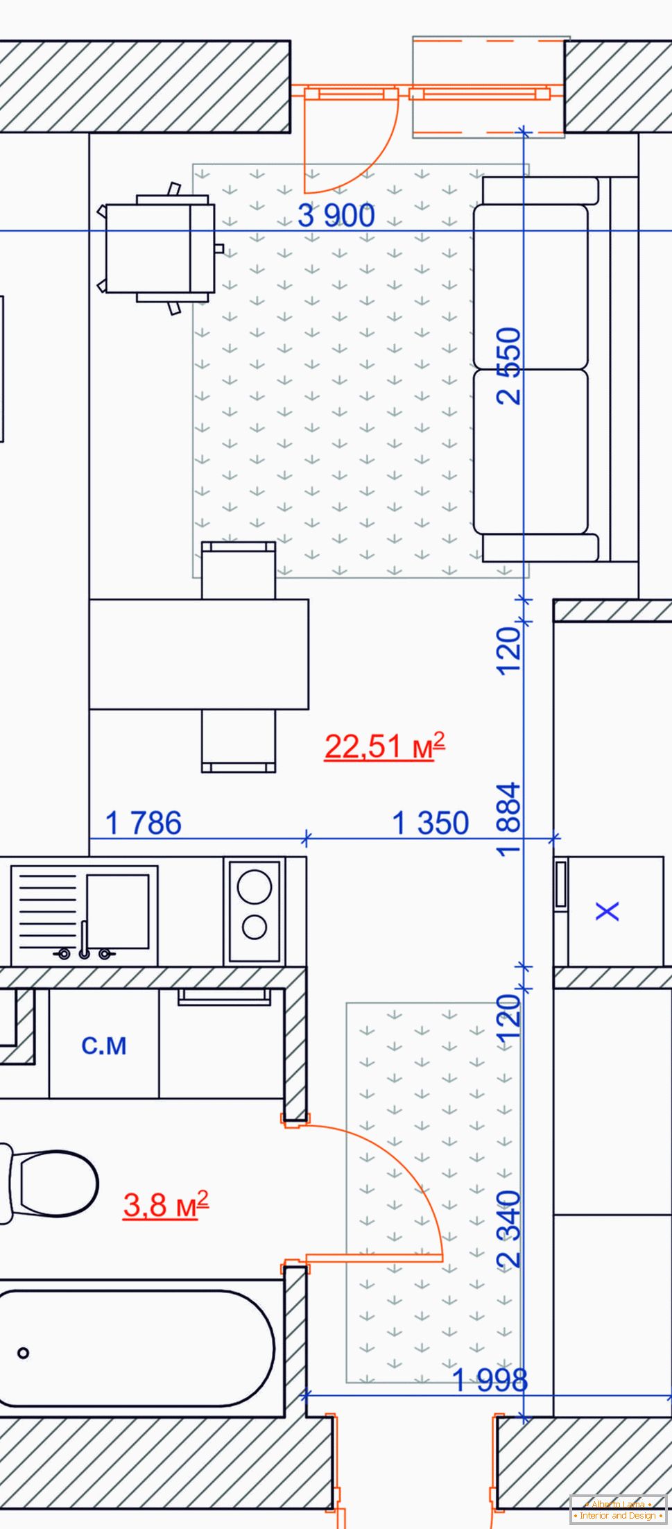 Progetto di un piccolo appartamento