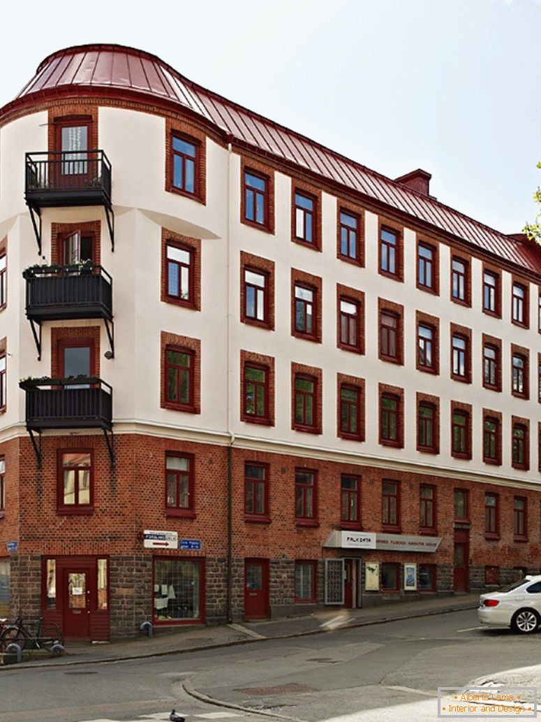 Condominio di cinque piani in Svezia