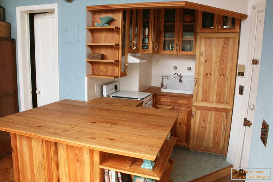 Set da cucina in legno