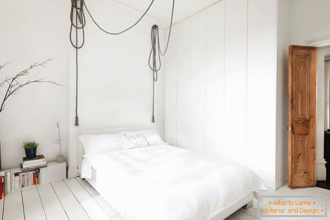 Appartamento-camera da letto-studio in stile moderno