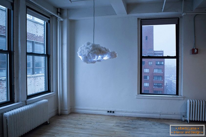 Questa lampada a nuvola interattiva porterà un temporale a casa tua