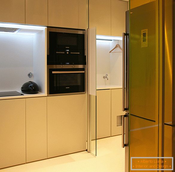 Stile futuristico all'interno кухни