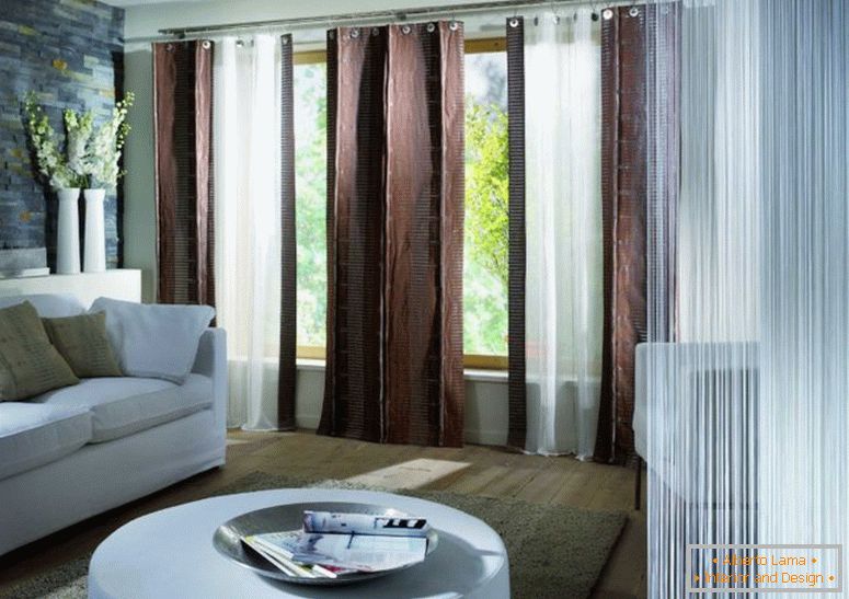 Eccellente piccolo soggiorno Tenda idee unico soggiorno design tenda e farfalla stile Valance - idee arredamento casa