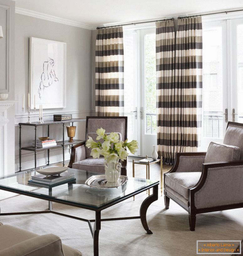 glamorous-curtains-for-french-doors-trend-chicago-traditional-soggiorno-image-ideas-with-area-rug-artwork-balcone-baseboards-chairs-coffee-table-crown-molding-drapes-fireplace-mantel-floral