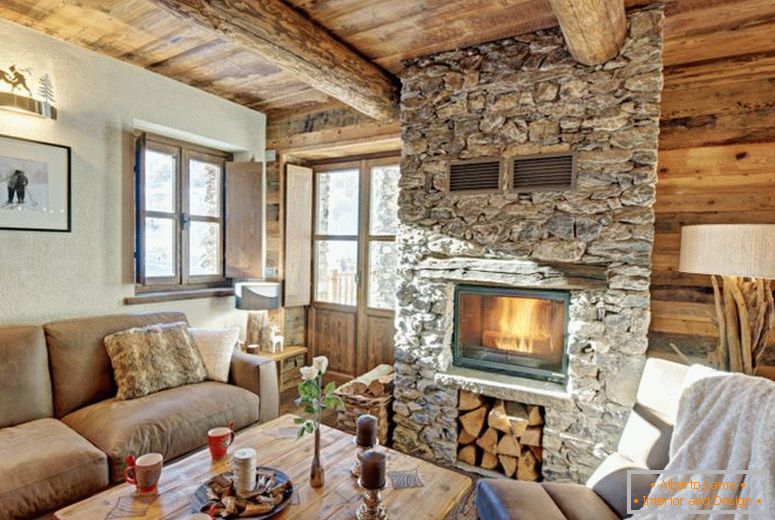Soggiorno in stile chalet - 70 foto dal design originale