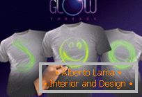 T-shirt interattiva con laser ultravioletto