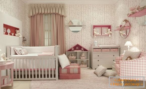 Interno per la camera di un neonato, foto 49