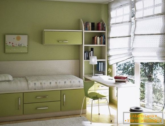 esempio dell'uso di mobili all'interno di una cameretta per bambini piccoli