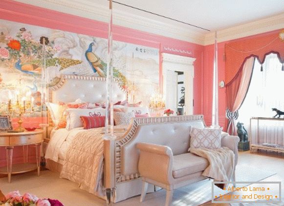 роскошный interno della camera da letto per bambini для девочки в классическом стиле