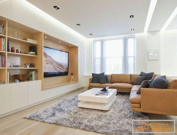 Foto di soggiorno interno in stile moderno