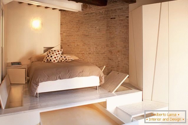 Appartamento della camera da letto dallo studio di design Archifacturing