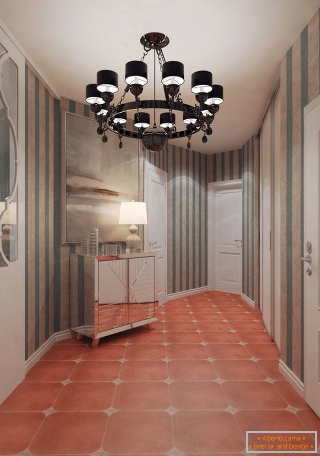 Interior design del corridoio
