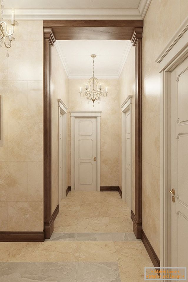 Interior design del corridoio
