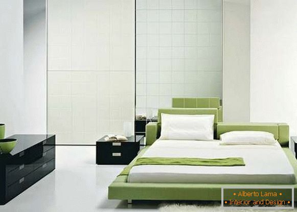 interior of the bedroom minimalism, foto 62