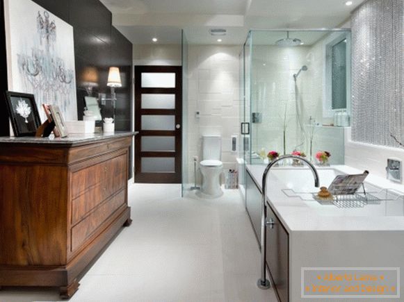 Interni in stile high-tech - foto di bagno e toilette