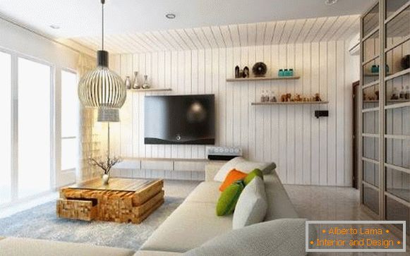 Design in stile high-tech - foto di un piccolo soggiorno