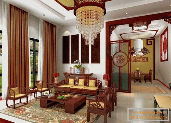 Splendidi interni in stile asiatico