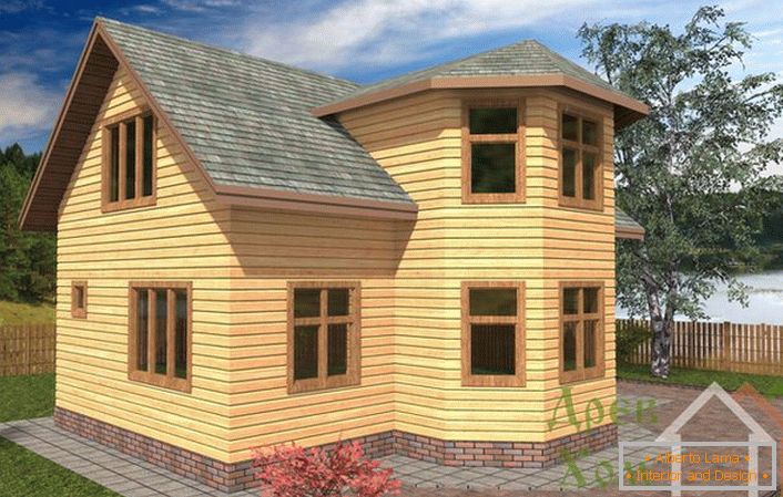 Progetto di casa in legno
