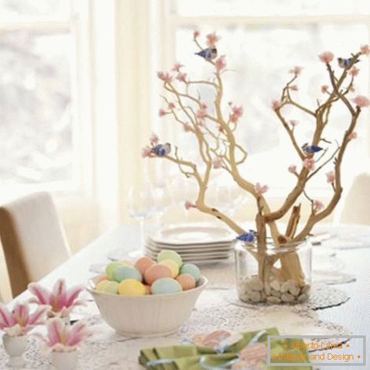 Decorazione da tavolo per Pasqua