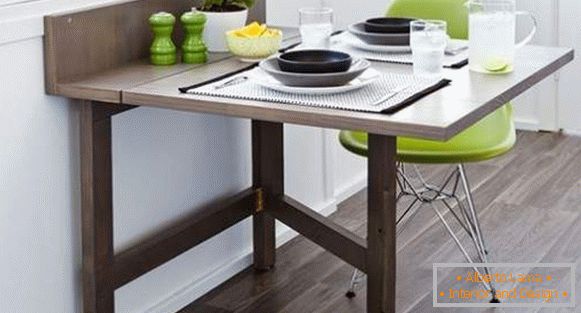 tavolo, cucina, pieghevole in legno, foto 11