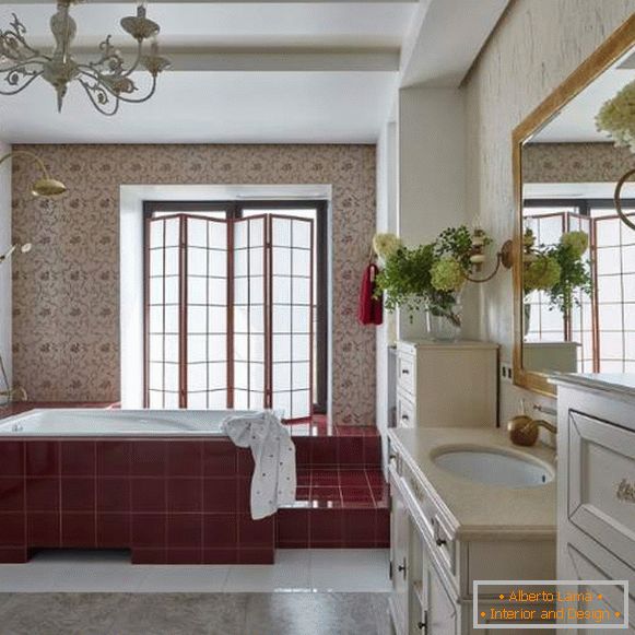 I bagni più belli - design di lusso in rosso