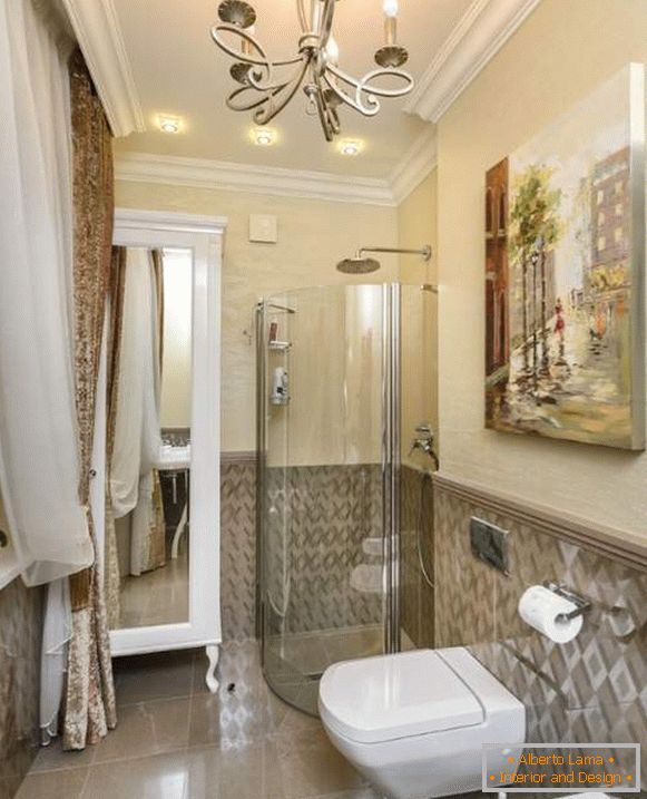 Bellissimi bagni - foto di un bagno combinato nell'appartamento