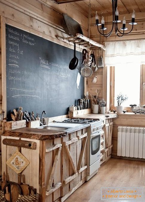 fai una cucina con le tue mani fatte di legno, foto 14