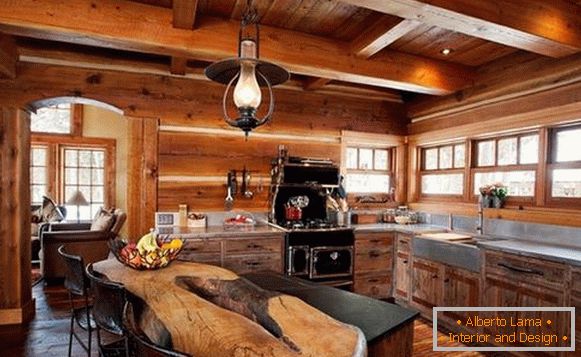 Foto di cucina in legno 7