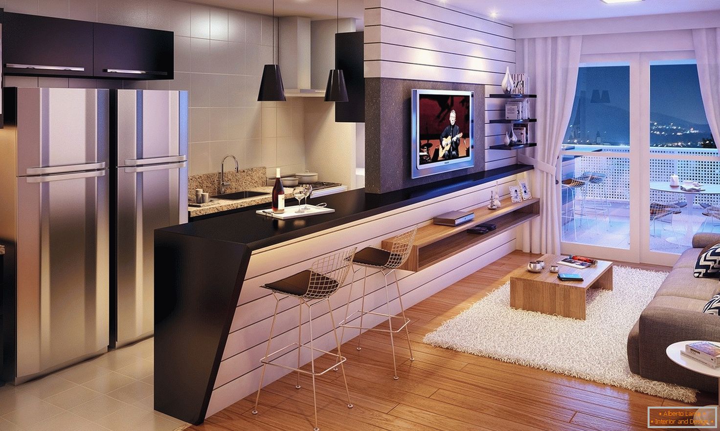 Appartamento studio di interior design di Imagine3D