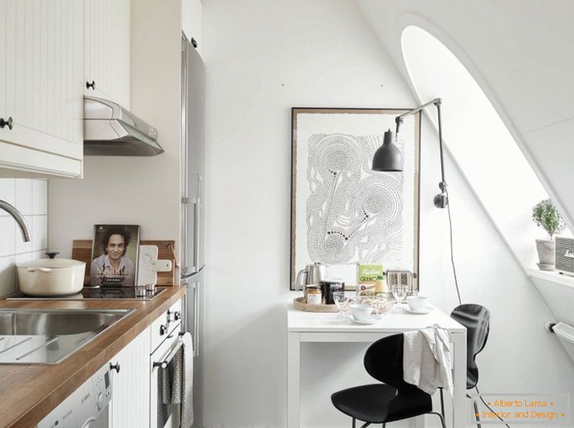 Zona cucina casa in Svezia