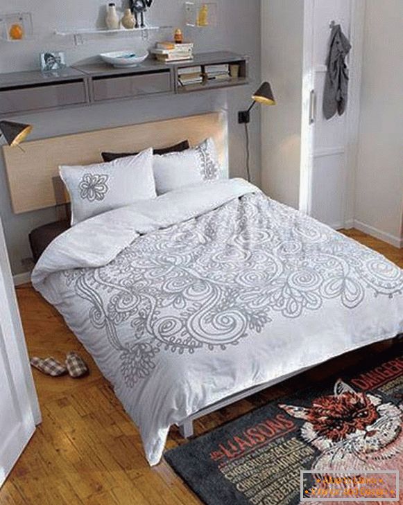 Design della camera da letto originale e semplice