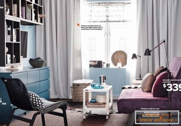 Mobili IKEA 2015 in un piccolo soggiorno