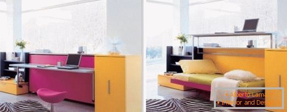 multifunzionale mobili-tavolo-letto