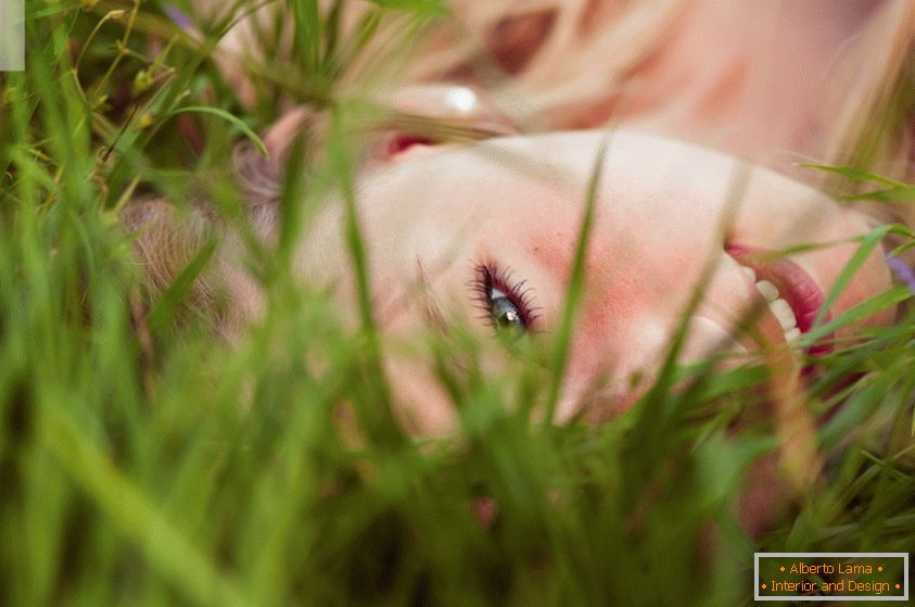 Ritratto di una ragazza in erba