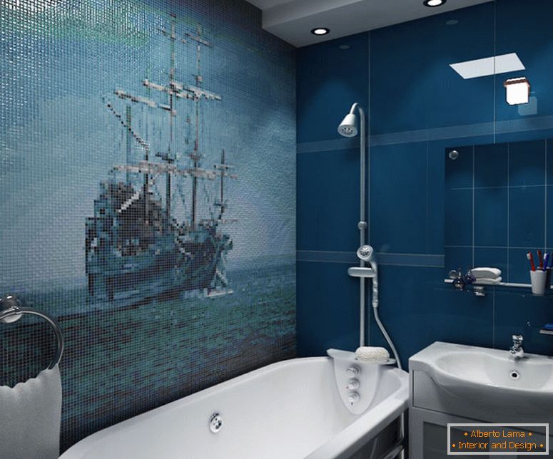 Mosaico per bagno - 100 foto di idee su come decorare un