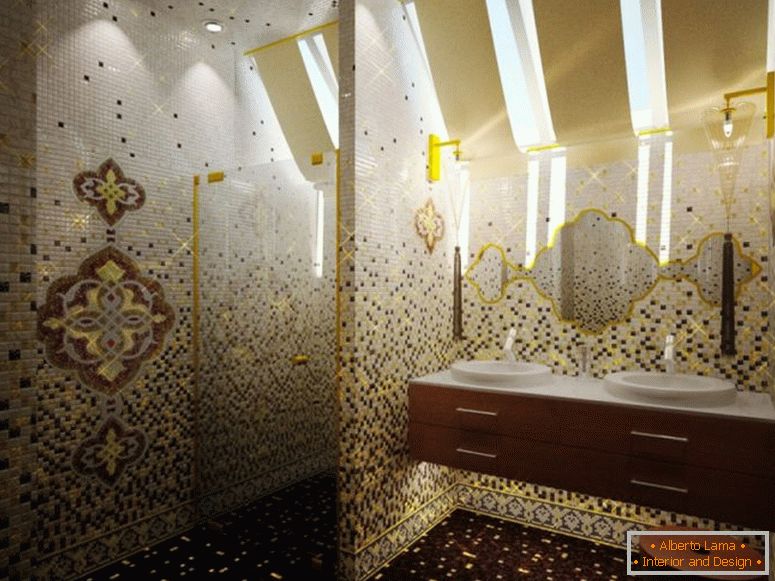 Mosaico per bagno - 100 foto di idee su come decorare un