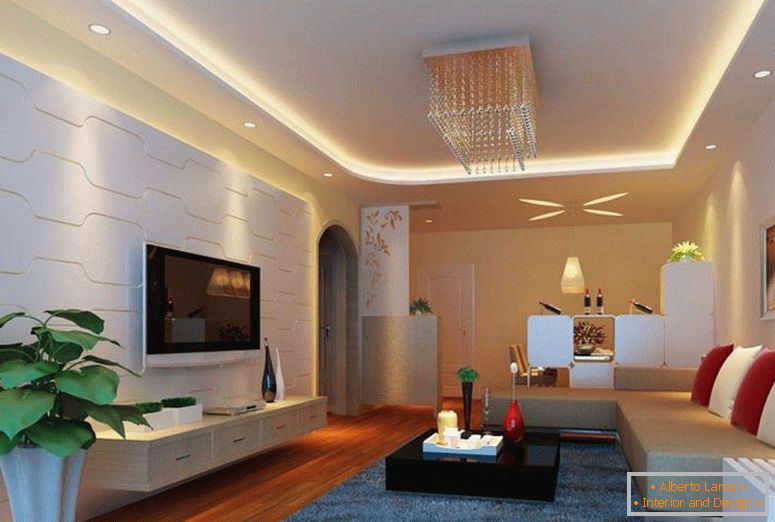 sospesa soffitto-pop-design-illuminazione-per-soggiorno-interior-wall-pannelli-2014