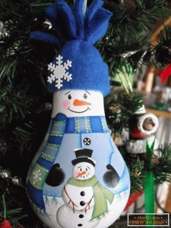 I giocattoli di Capodanno sull'albero di Natale con le tue mani di carta, foto 24