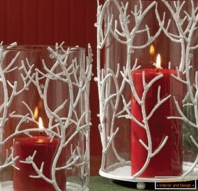 Decorazioni di candele di Capodanno, foto 41