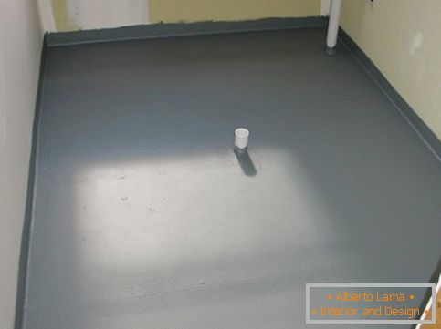 Impermeabilizzazione del pavimento in bagno