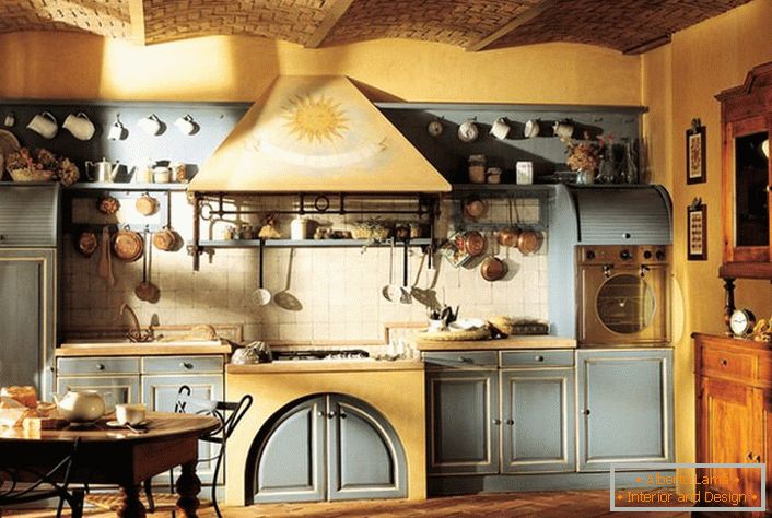 La cucina in stile rustico è il sogno di ogni amante.