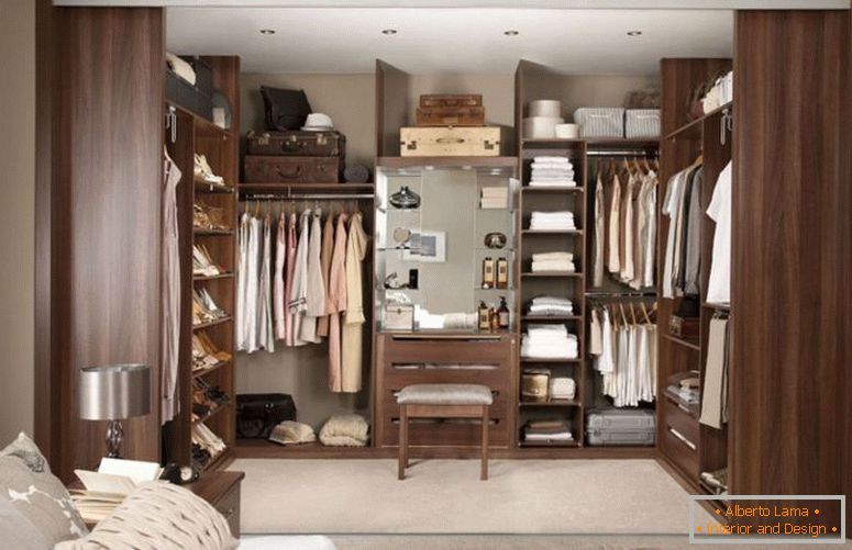 La disposizione del camerino - foto delle migliori soluzioni